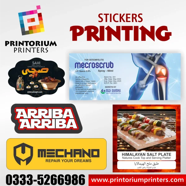 Stickers Printing in Islamabad