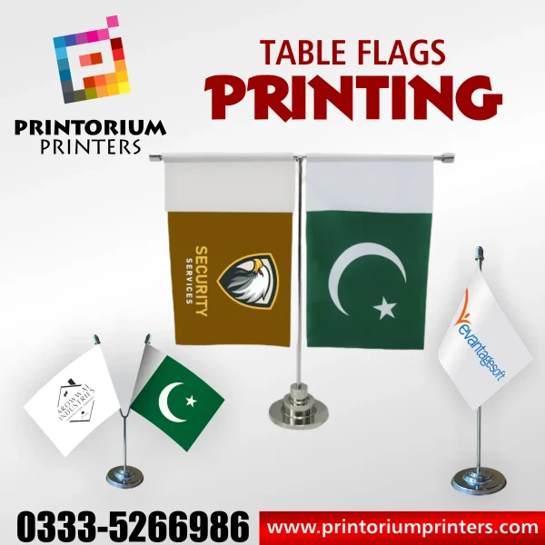 Table Flags Printing in Islamabad
